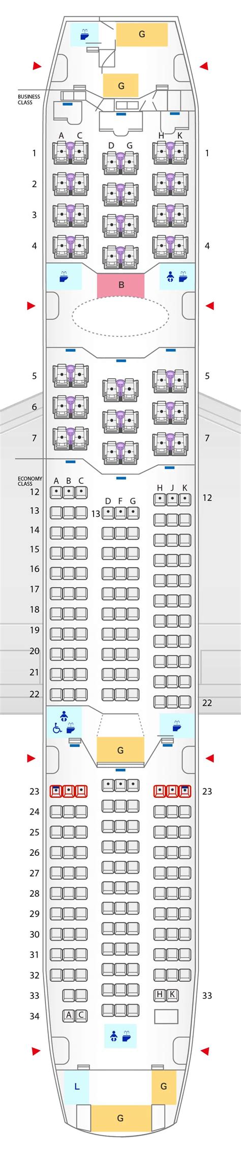 boeing 787 seat map